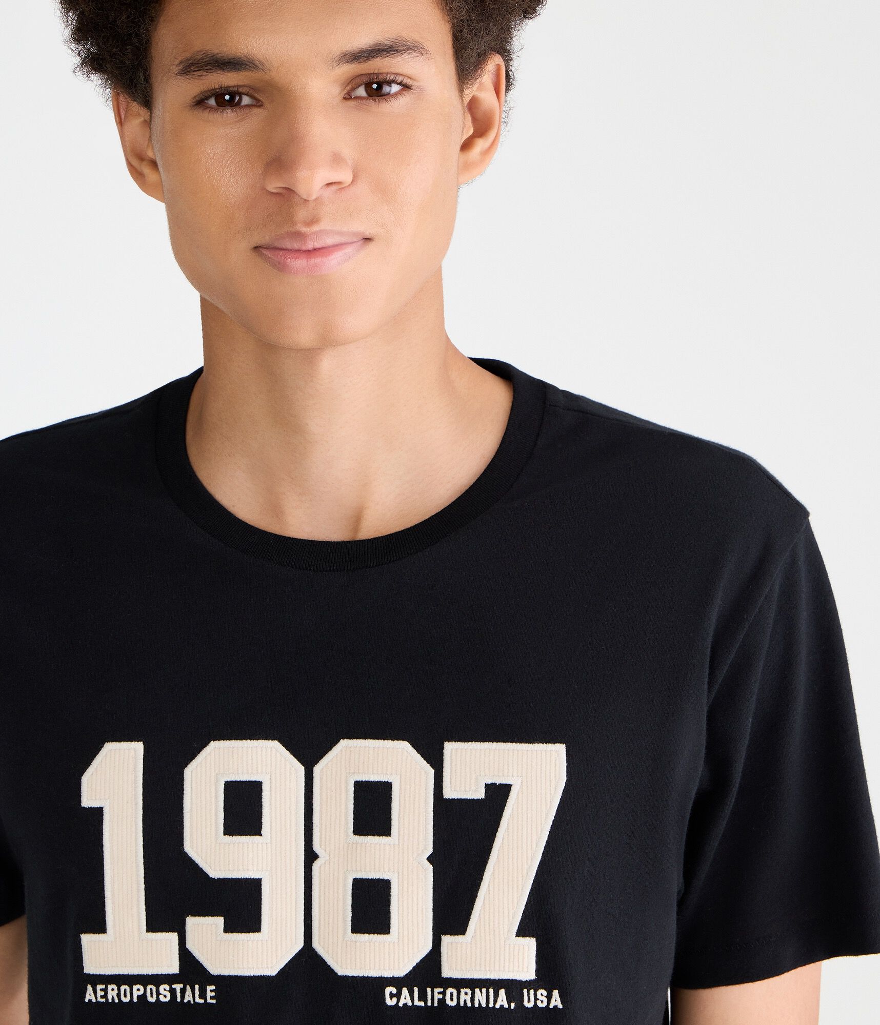Aeropostale 1987 Appliqu&eacute; Graphic Tee