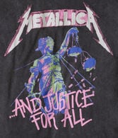 Metallica And Justice For All Relaxed Graphic Tee