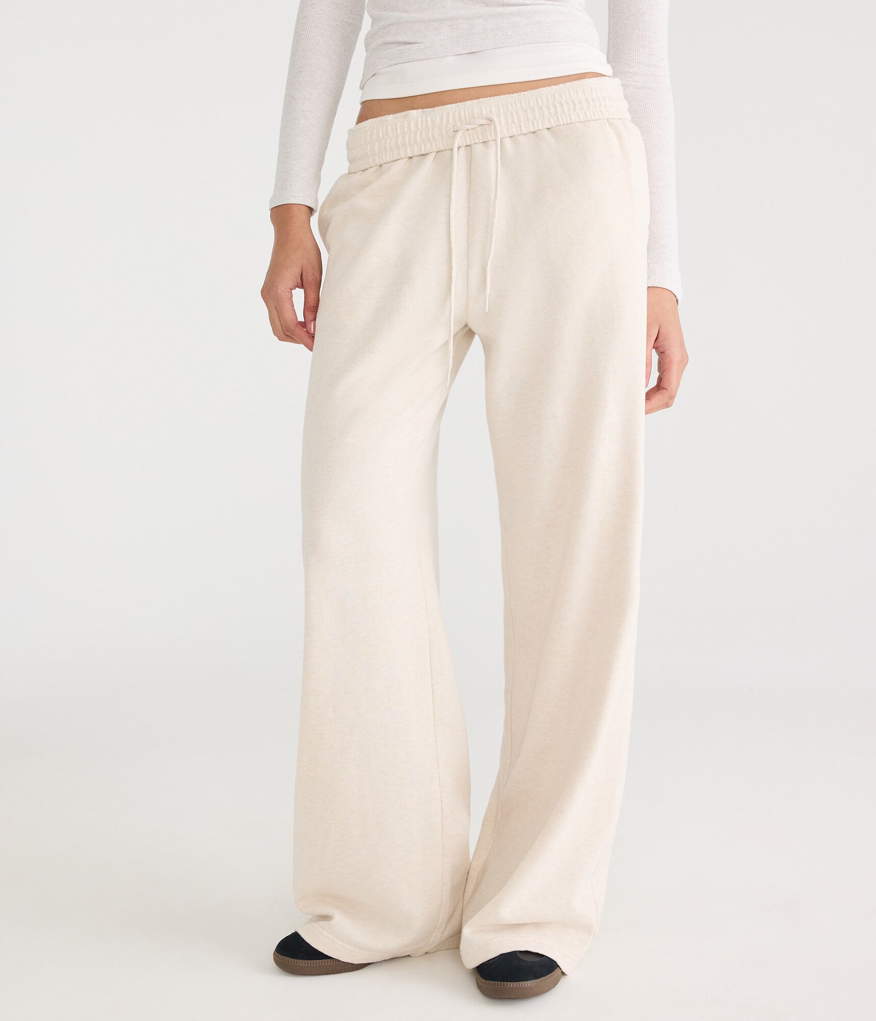 Cloud Soft Mid-Rise Wide Leg Sweatpants