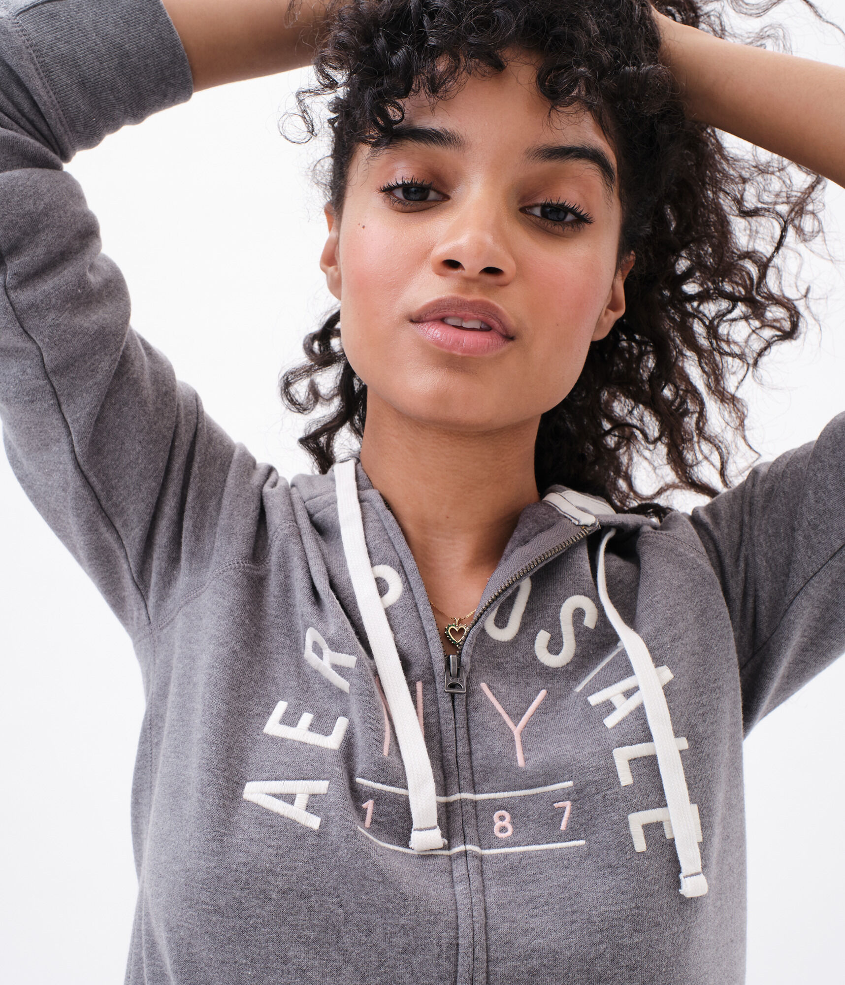 Aeropostale NY 1987 Full-Zip Hoodie