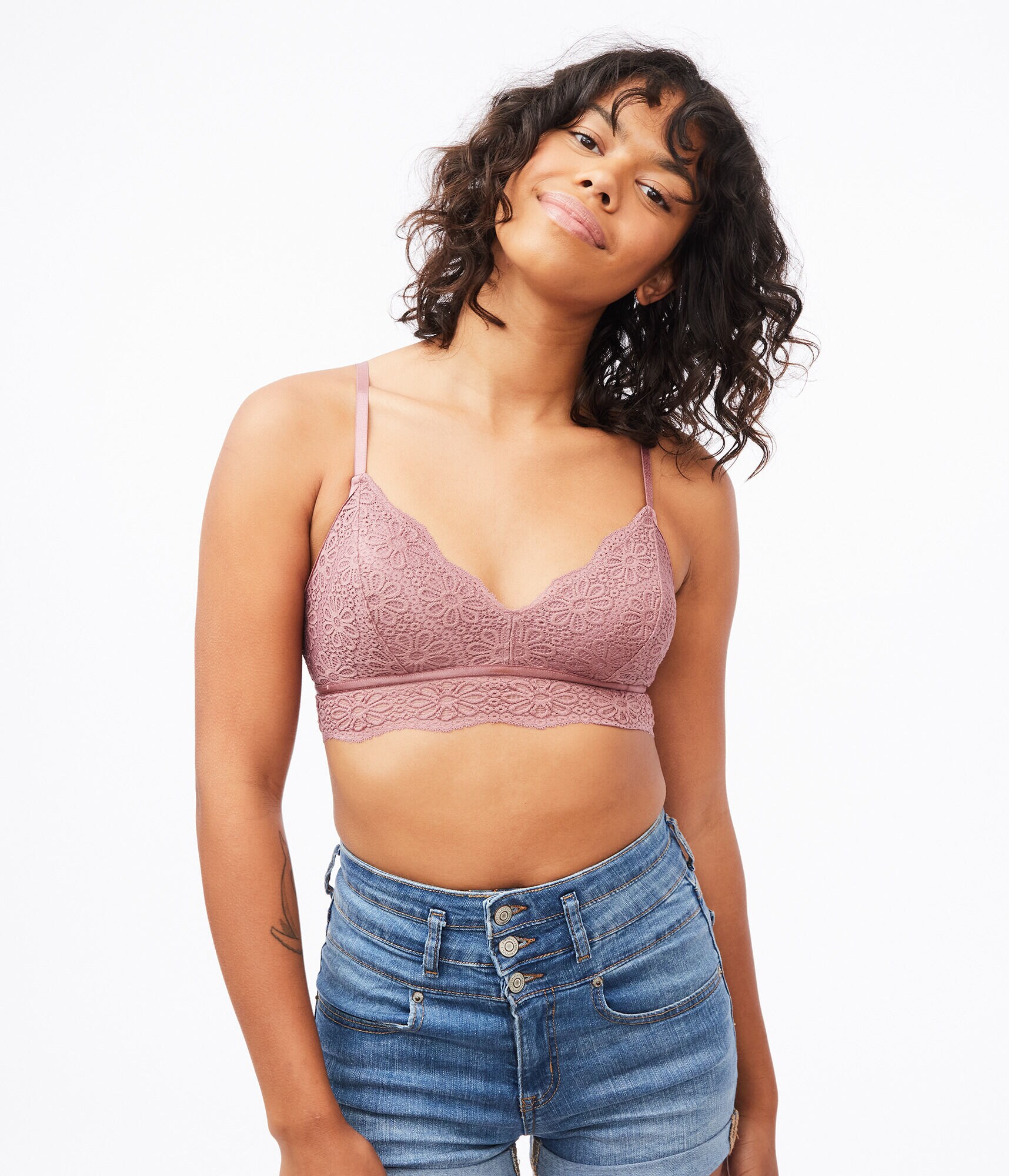 Lace Triangle Bralette
