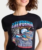 Cali Race Car Graphic Tee