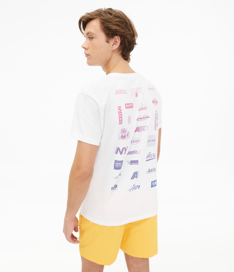 Ombré Aero Box Logo Graphic Tee