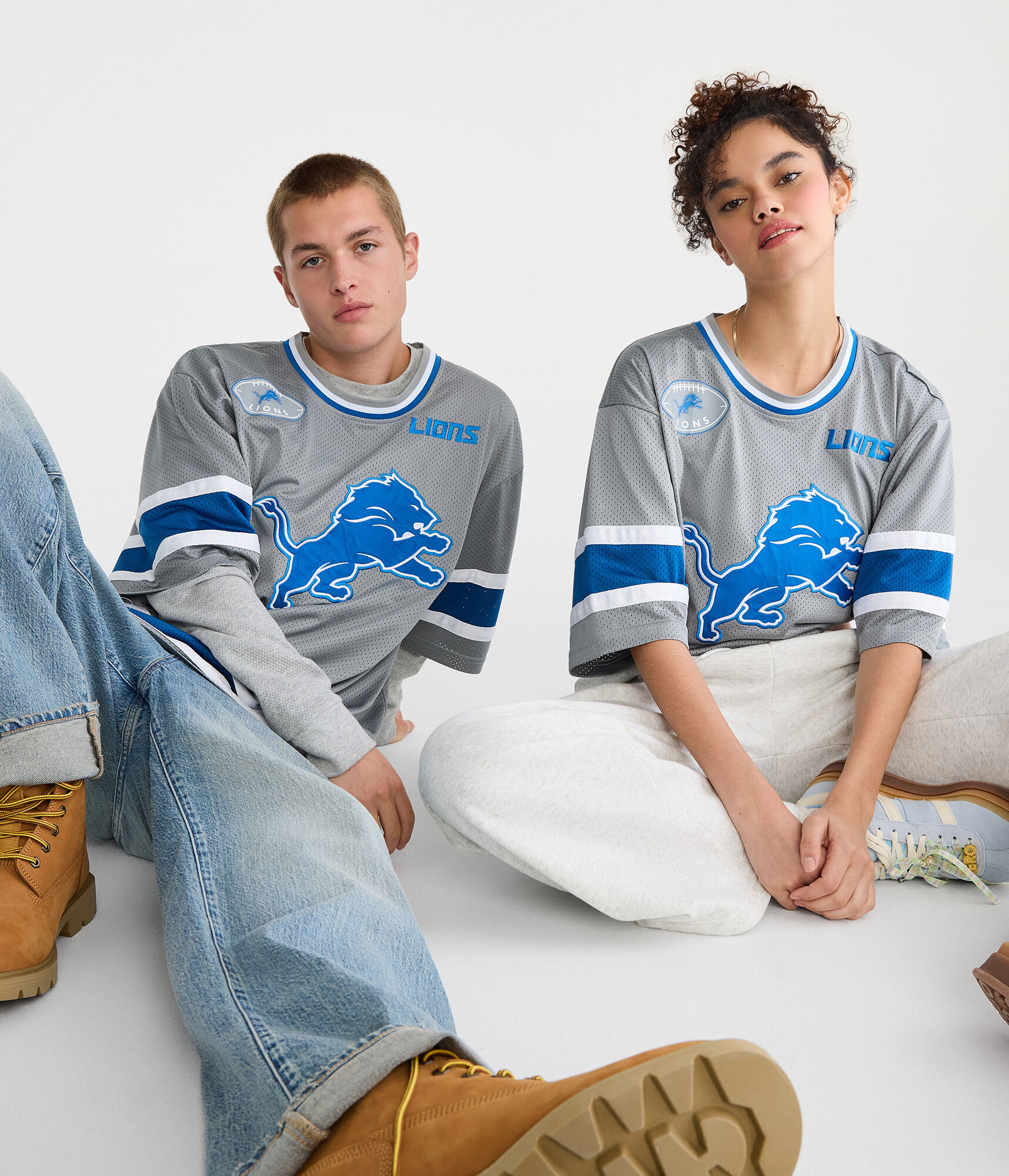 Detroit Lions Football Mesh Top