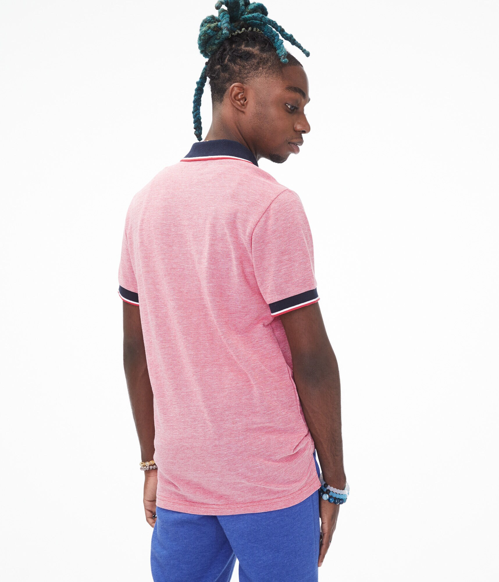 Contrast Tipped Piqu&eacute; Polo