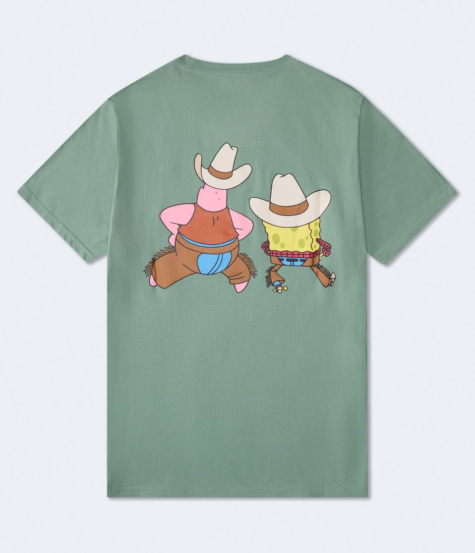 Western SpongeBob Relaxed Graphic Tee