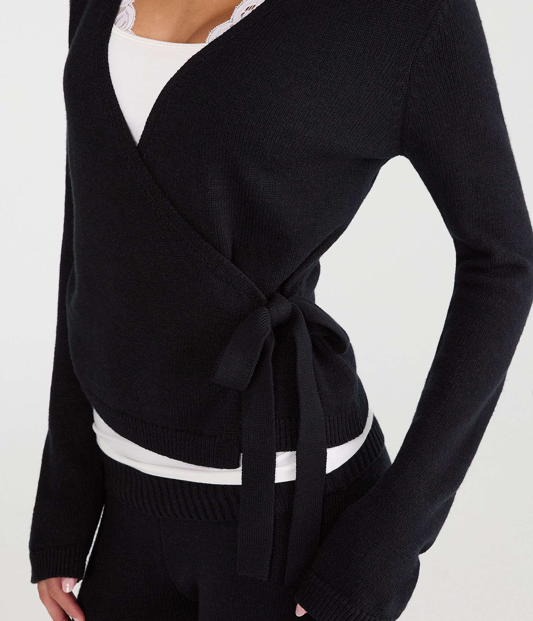 Cozy Wrap-Front Sweater