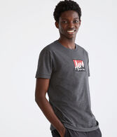 Aero New York Box Logo Appliqué Graphic Tee