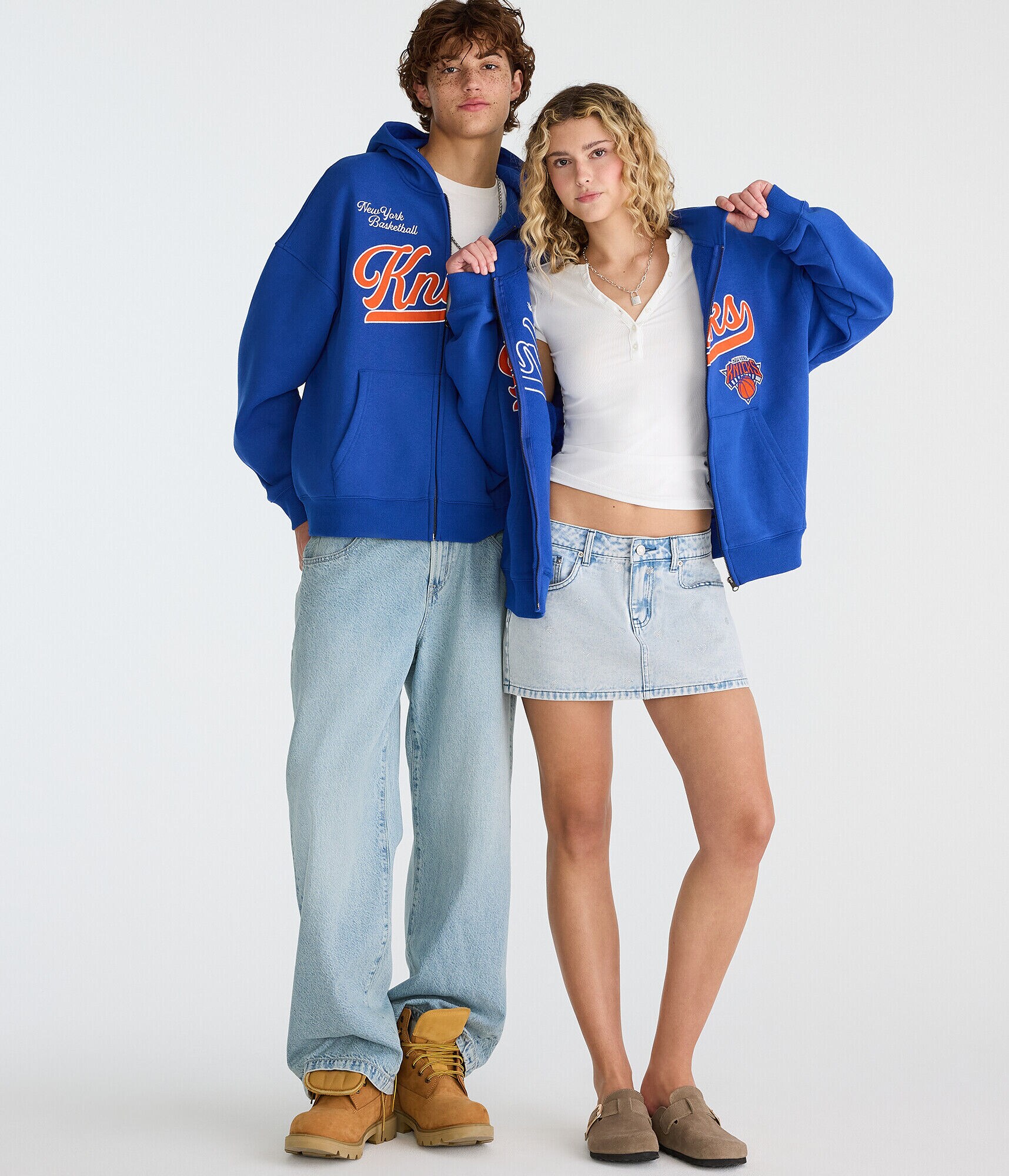 New York Knicks Basketball Full-Zip Hoodie