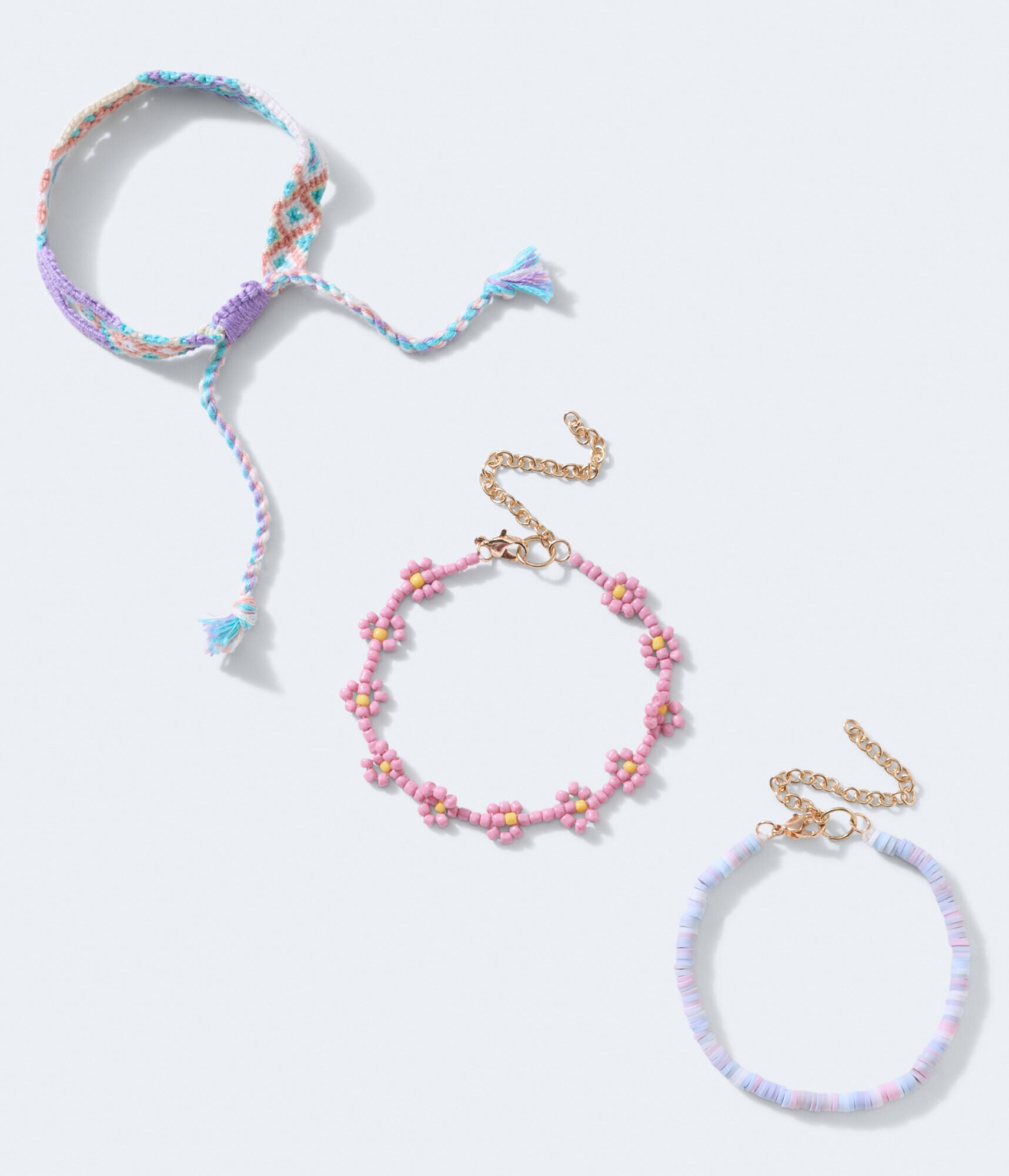 Candy Flower Bracelet 3-Pack