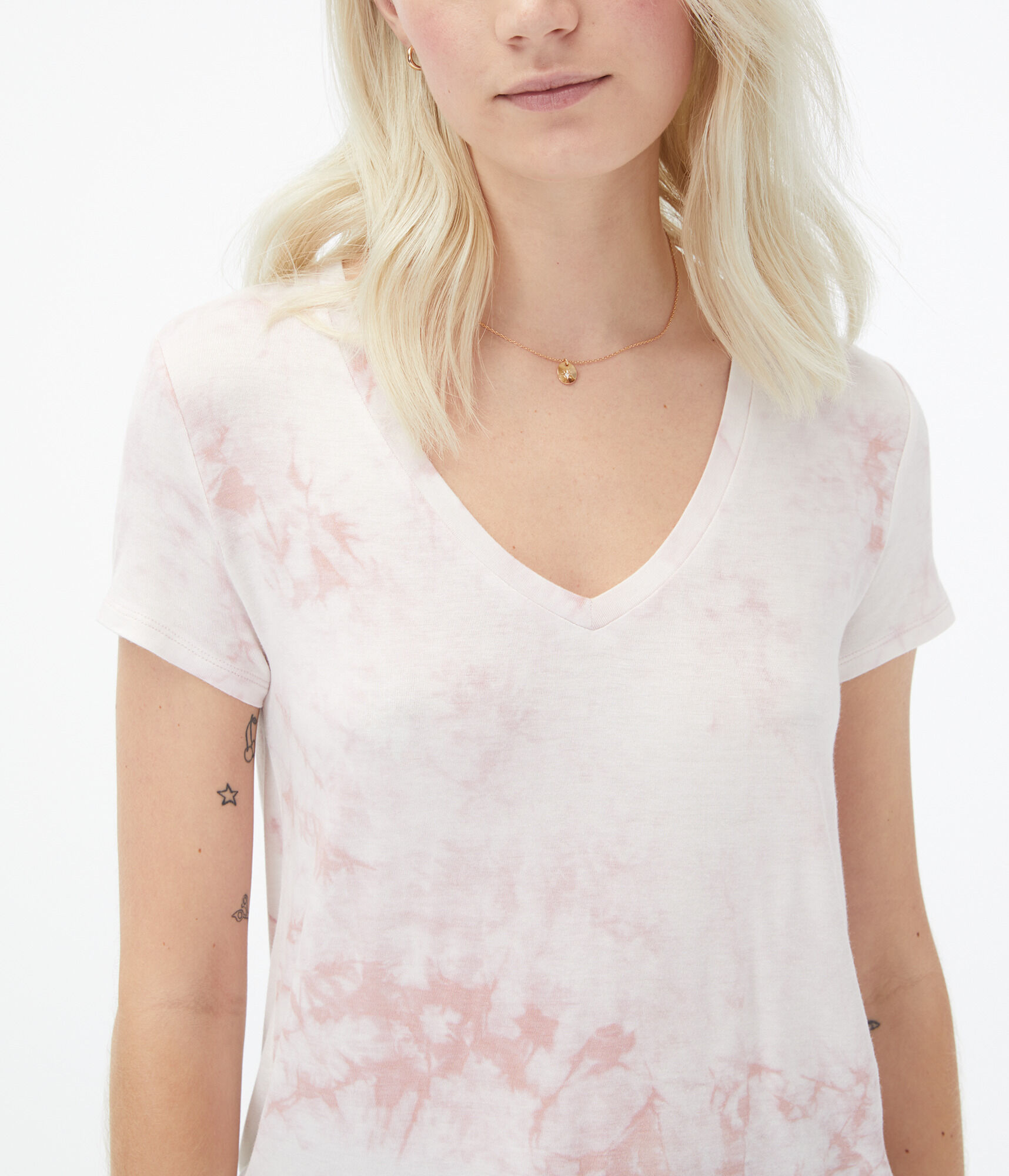 Seriously Soft Tie-Dye V-Neck Tee