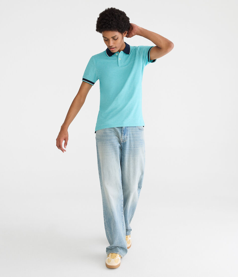 Contrast Tipped Piqué Polo