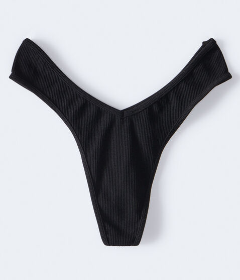 Seamless Ribbed V Thong Seamless Ribbed V Thong
