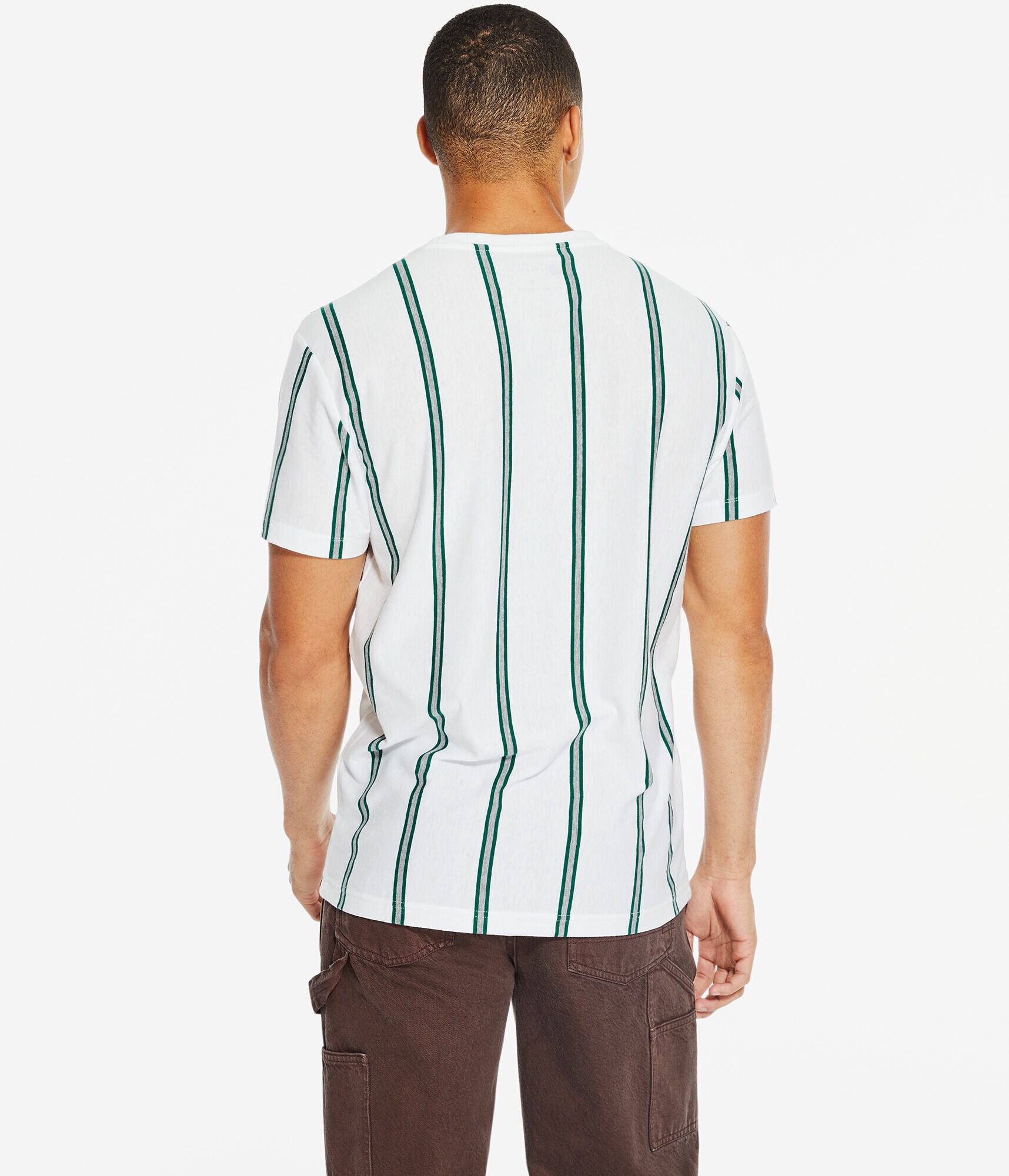 Aero Vertical Stripe Graphic Tee