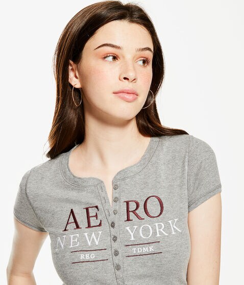 Aero New York Graphic Henley Aero New York Graphic Henley