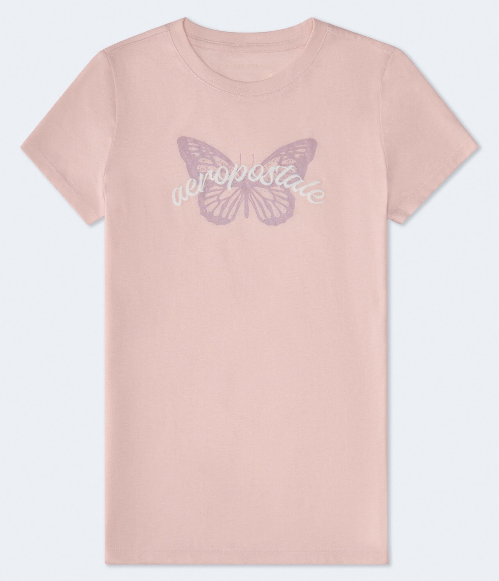 Aeropostale Script Butterfly Graphic Tee