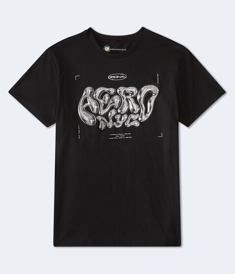 Aero NYC Liquid Logo Graphic Tee Aero NYC Liquid Logo Graphic Tee