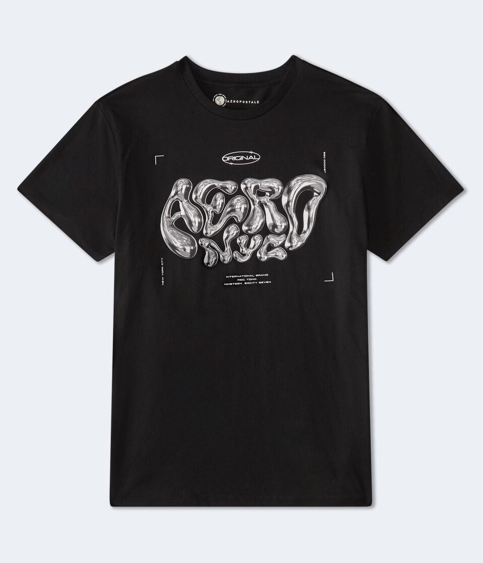 Aero NYC Liquid Logo Graphic Tee
