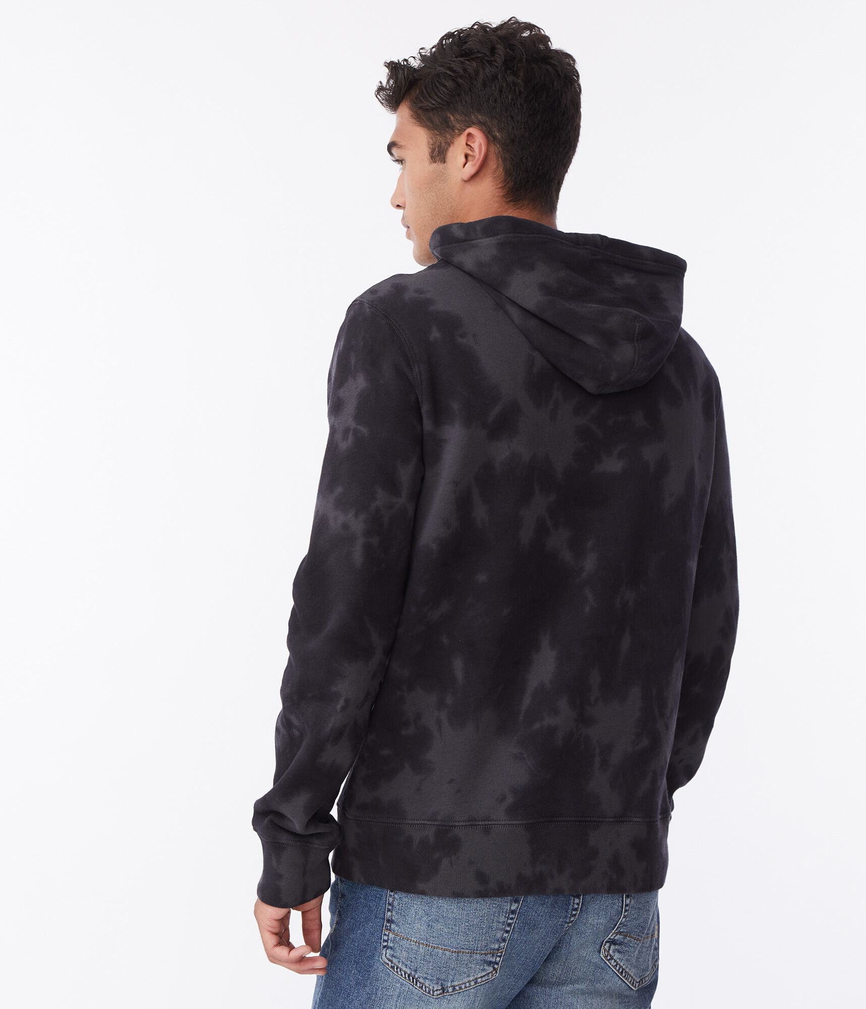 Aero NY 87 Box Logo Tie-Dye Pullover Hoodie