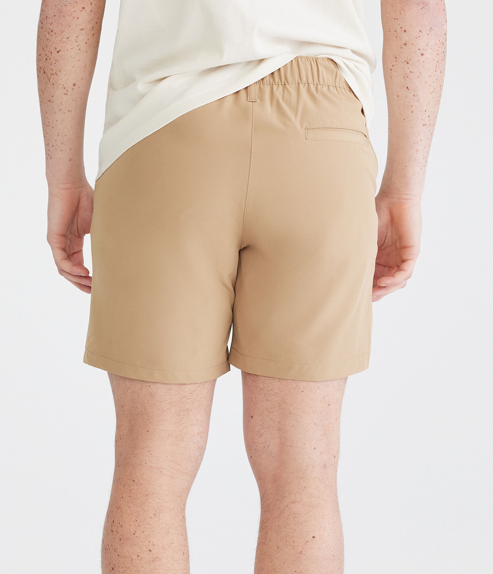 Hybrid Flat-Front Shorts 7"