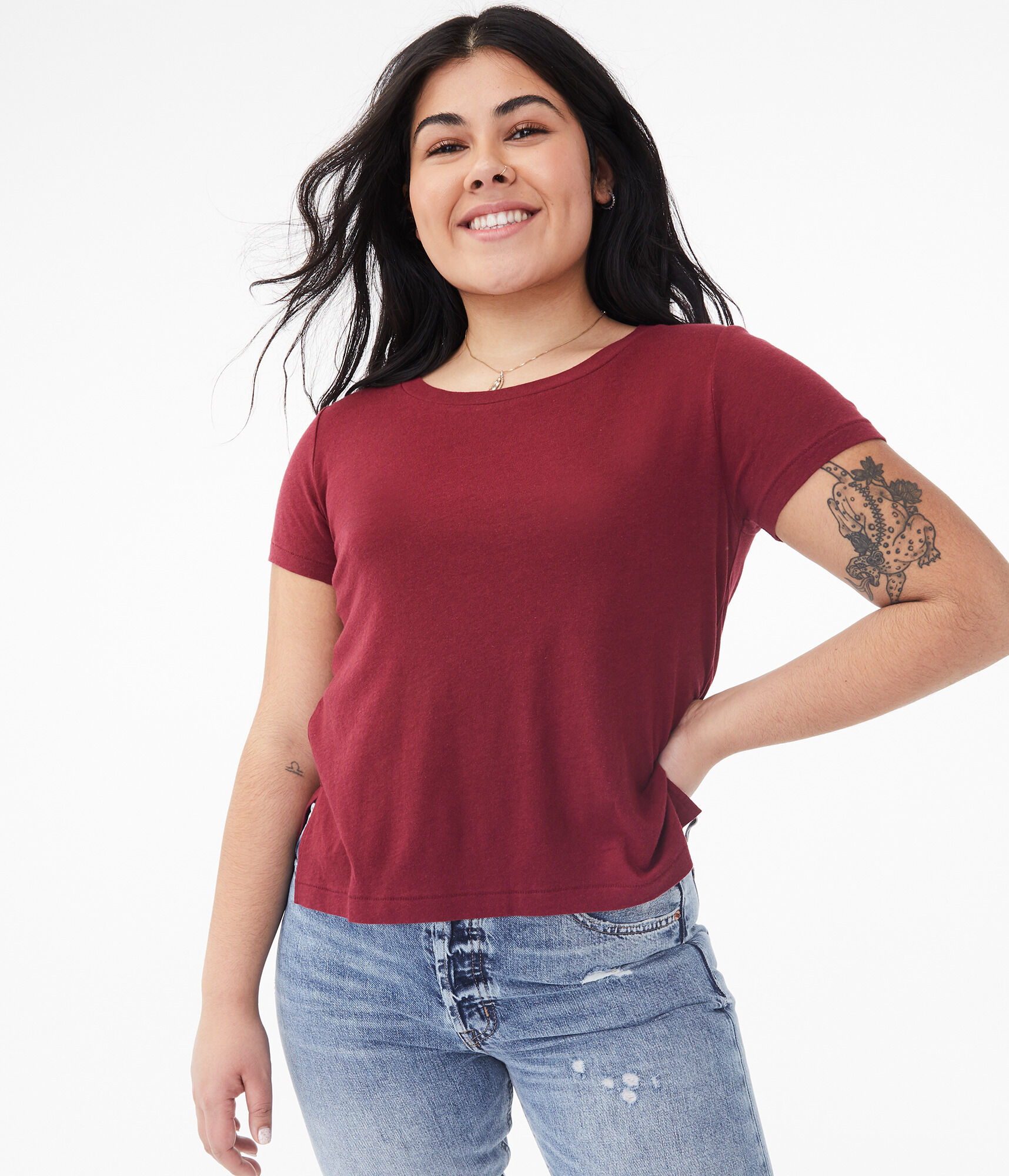 Perfect Cotton Crew Tee