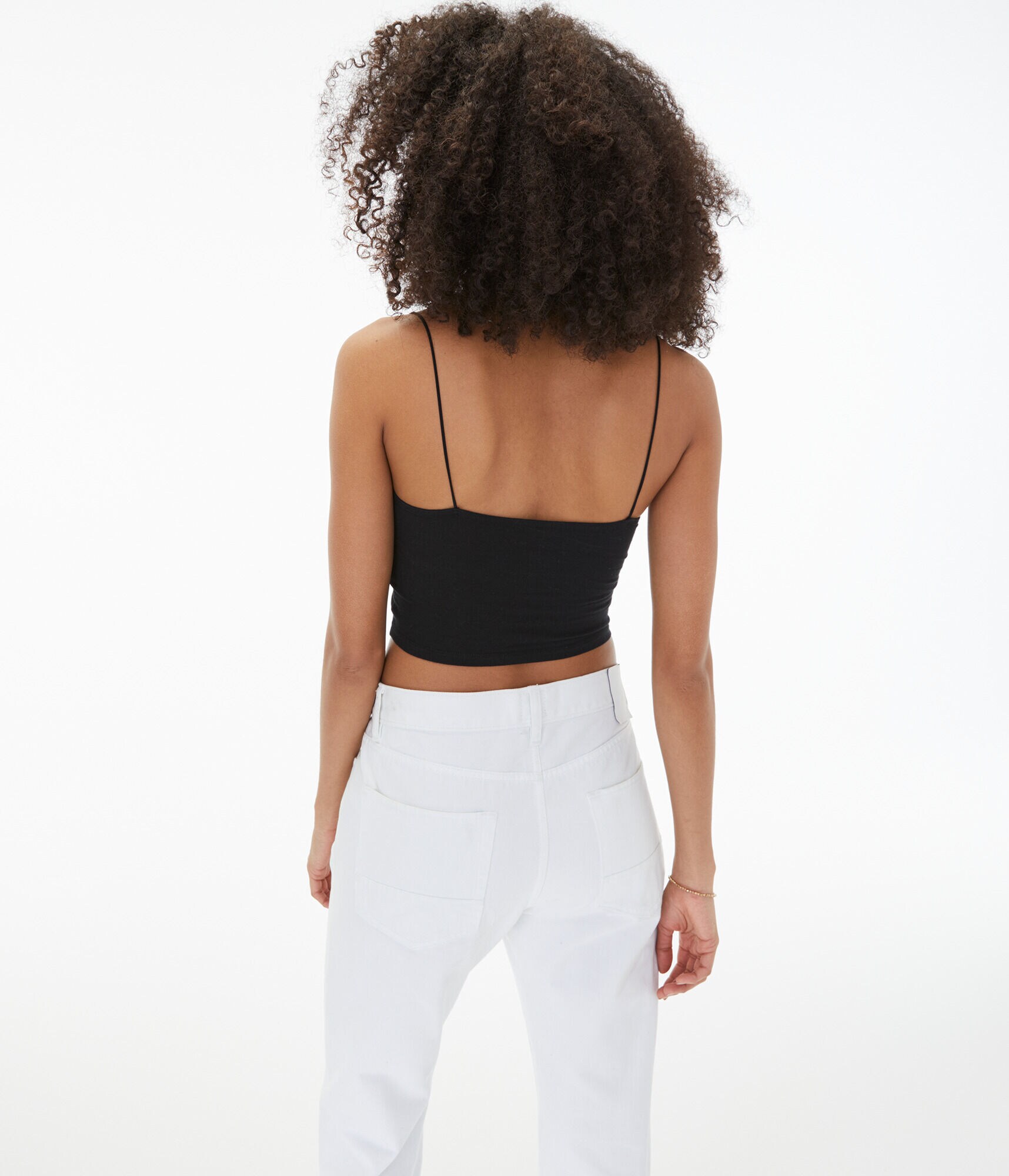 Twist-Front Cropped Tank