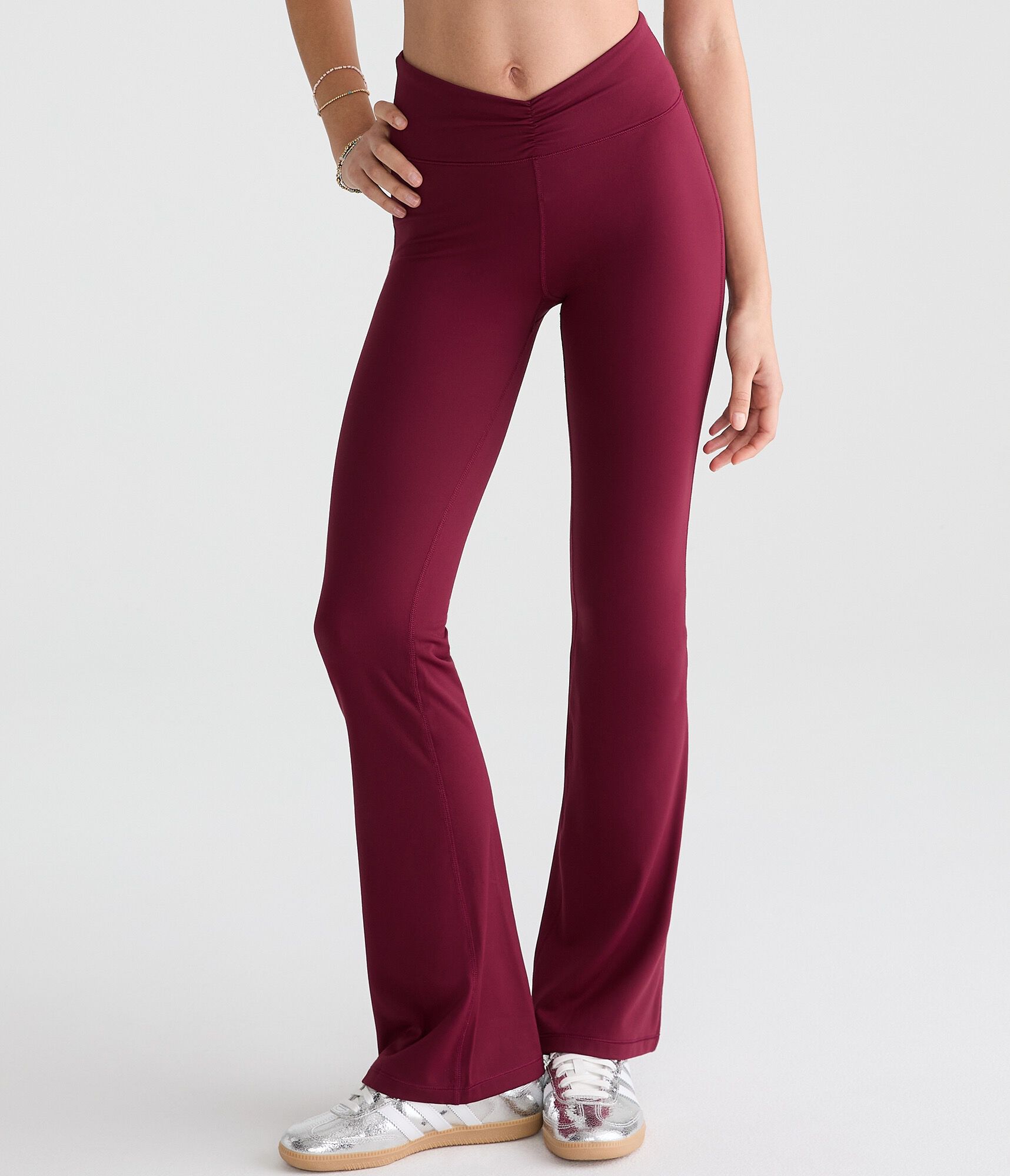 Buttery Soft High-Rise Cinch Flare Leggings