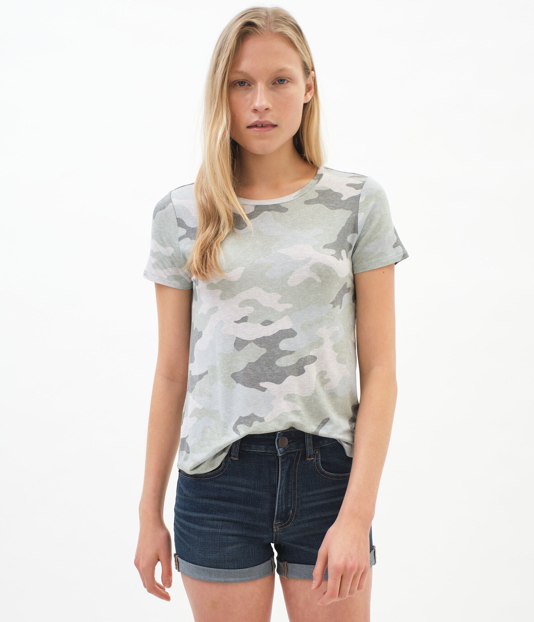 Seriously Soft Camo Crew Tee