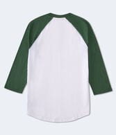 3/4 Sleeve Green Bay Packers Relaxed Raglan Tee