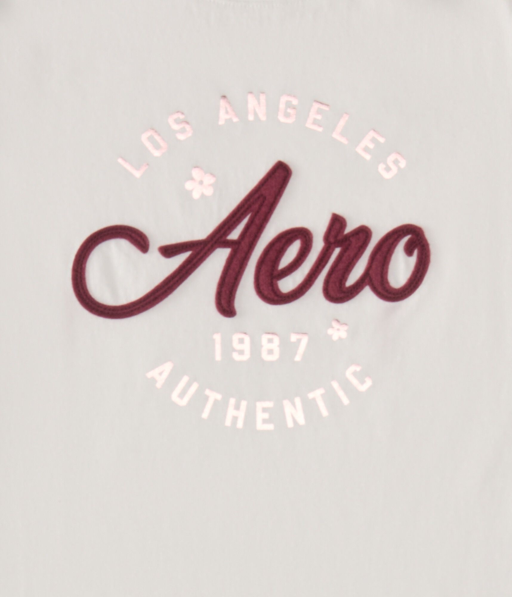 Aero Los Angeles Appliqu&eacute; Graphic Tee