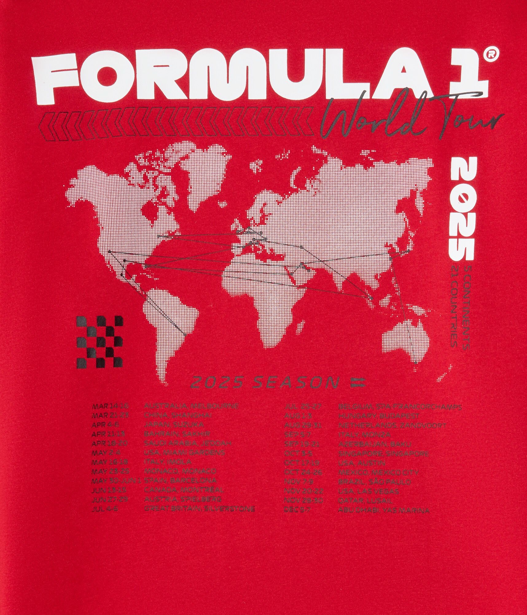 Formula 1® 2025 World Tour Crew Sweatshirt
