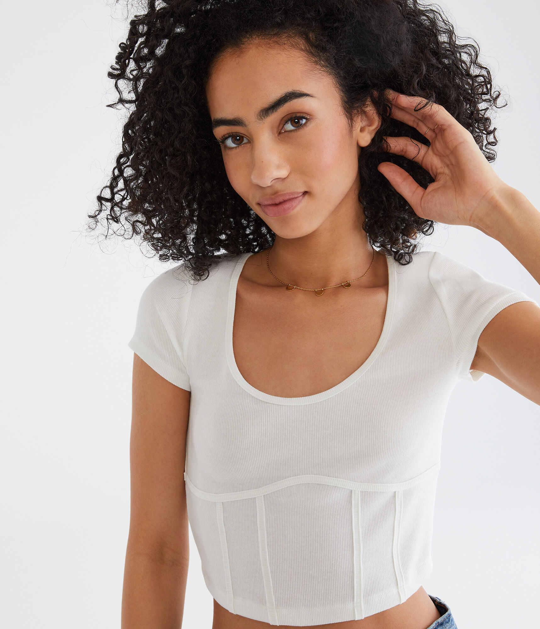 Corset Detail Tiny Top