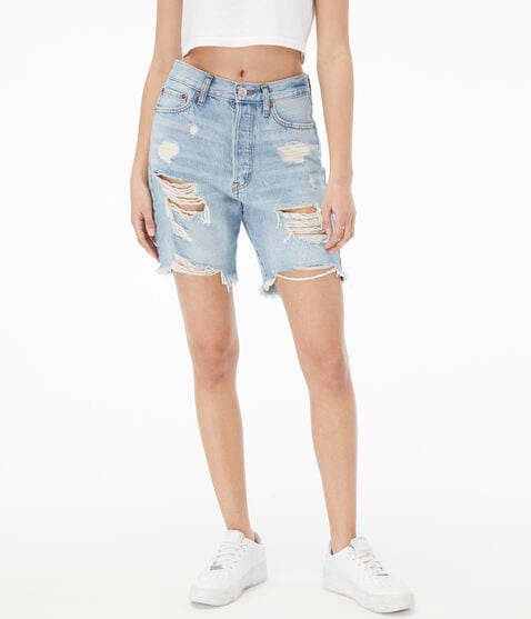 Denim Skater Shorts Denim Skater Shorts