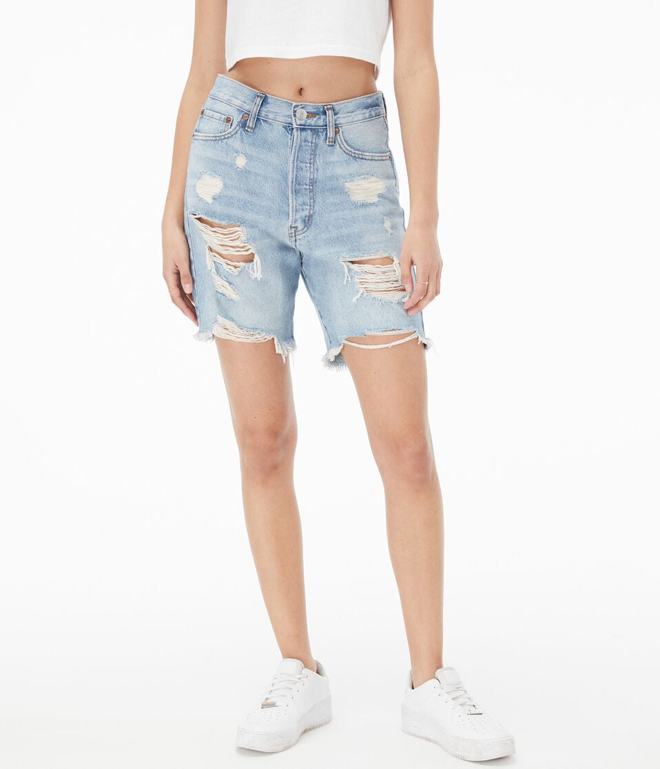 Denim Skater Shorts