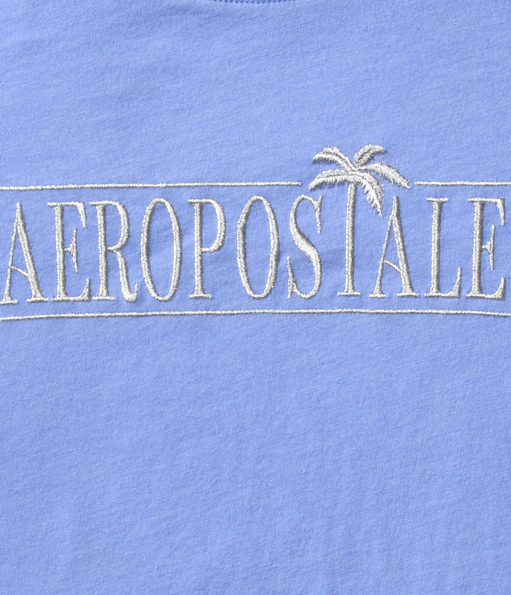 Aeropostale Palm Tree Logo Graphic Tee