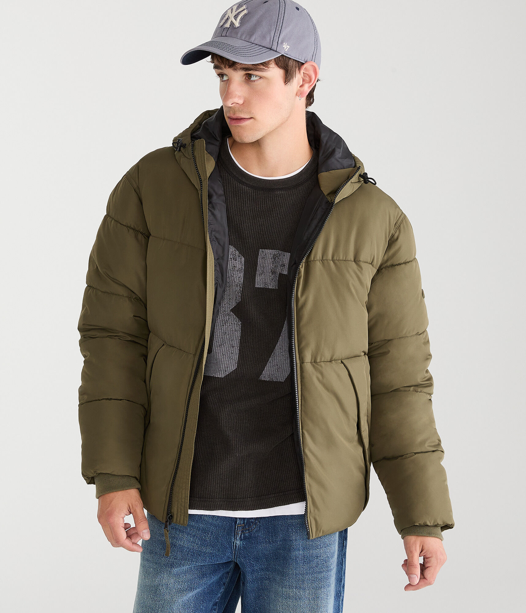 Hooded Heavyweight Puffer Jacket