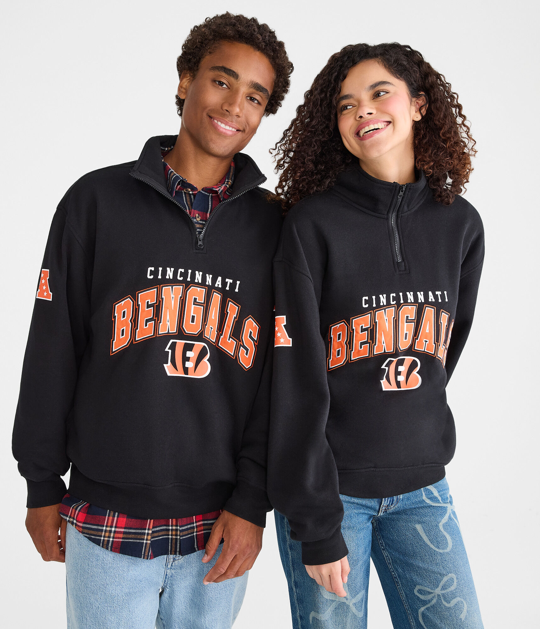 Cincinnati Bengals Quarter-Zip Sweatshirt