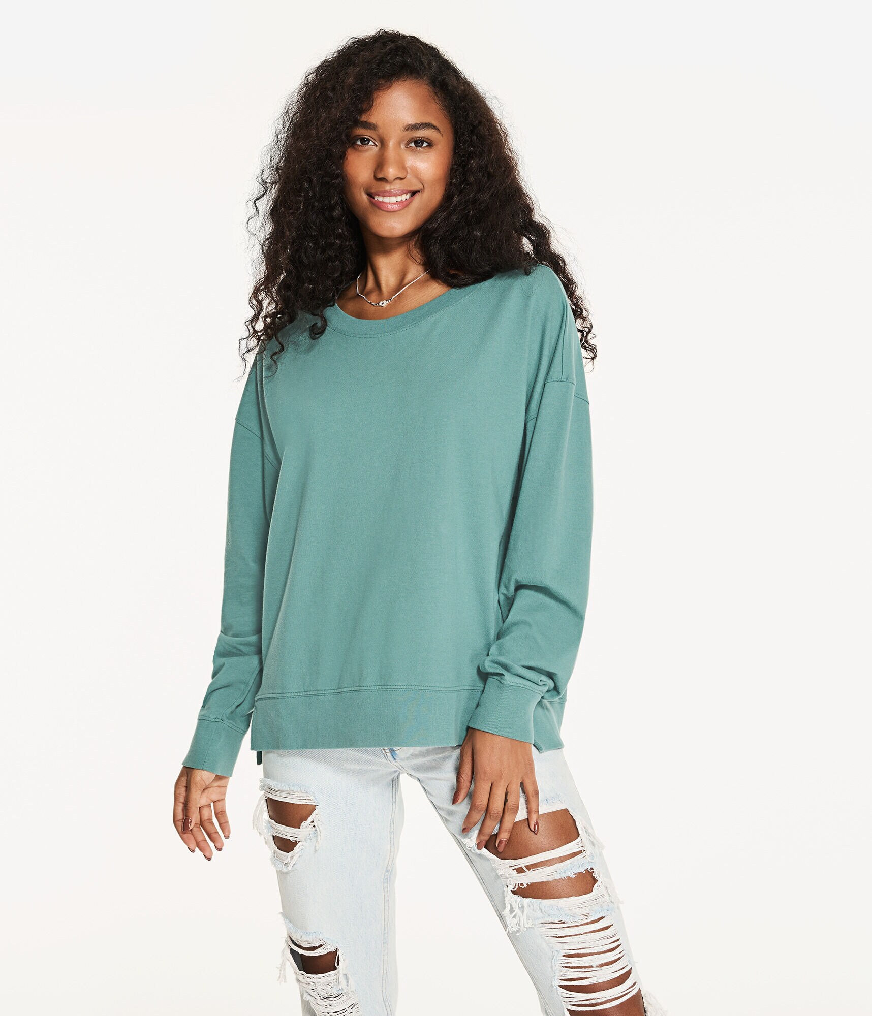 Oversized Crew Sweatshirt