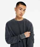 Long Sleeve Acid Wash Thermal Crew Tee