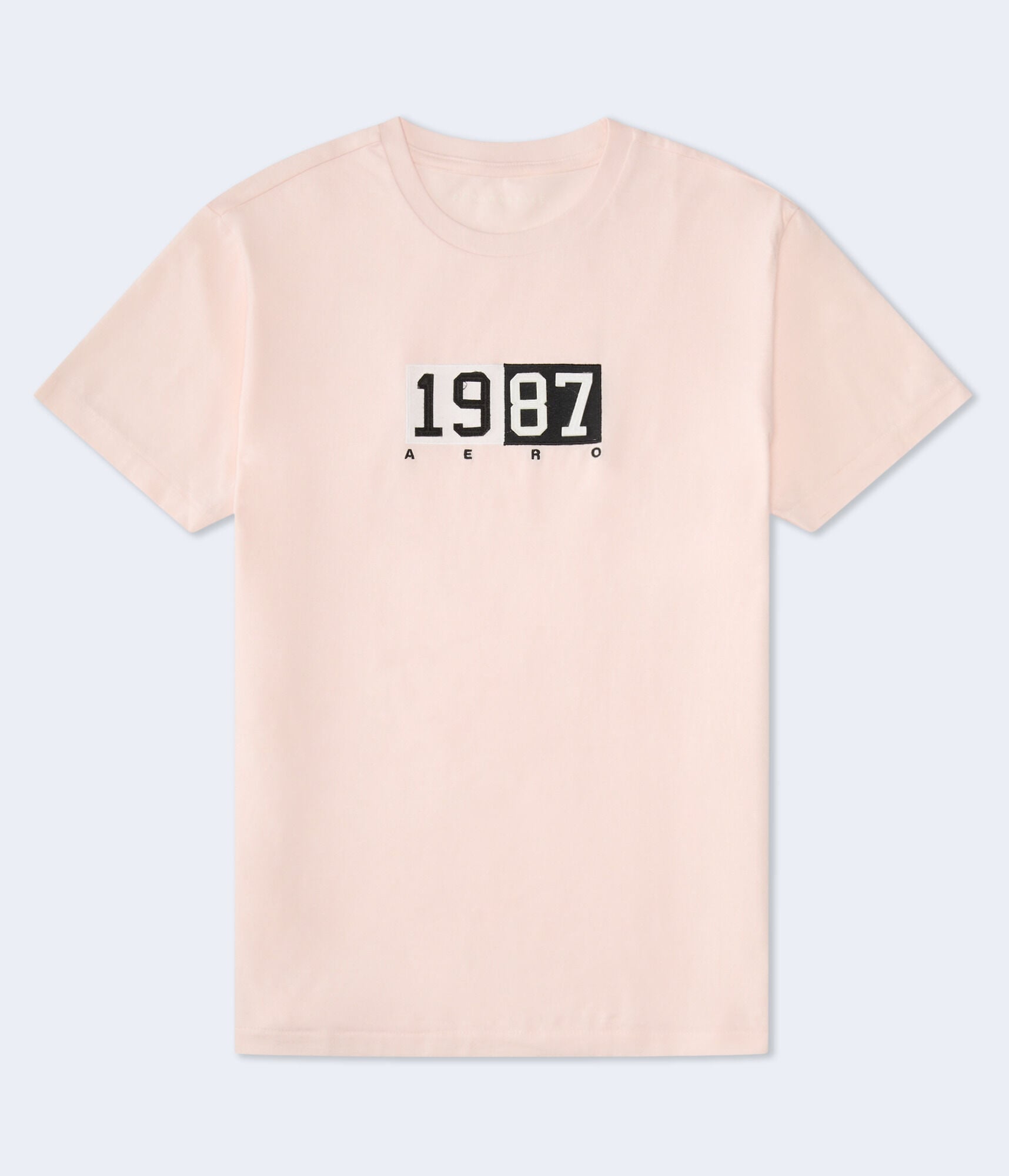 Aero 1987 Split Box Logo Appliqué Graphic Tee