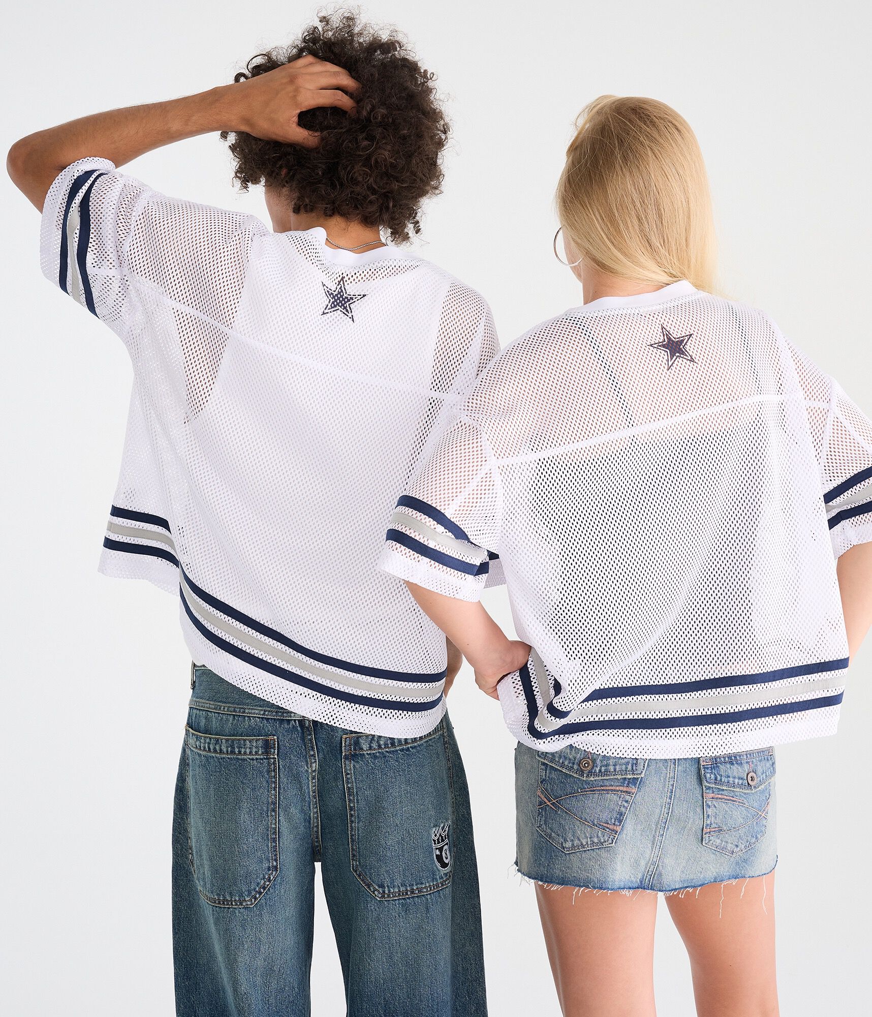 Dallas Cowboys Boxy Mesh Top