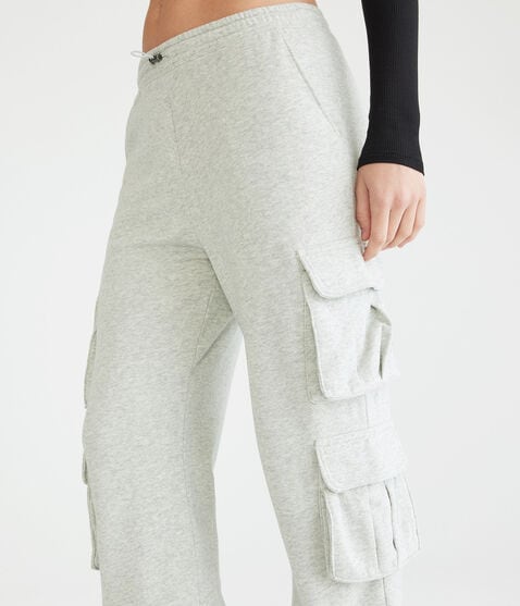 High-Rise Bungee Cargo Sweatpants