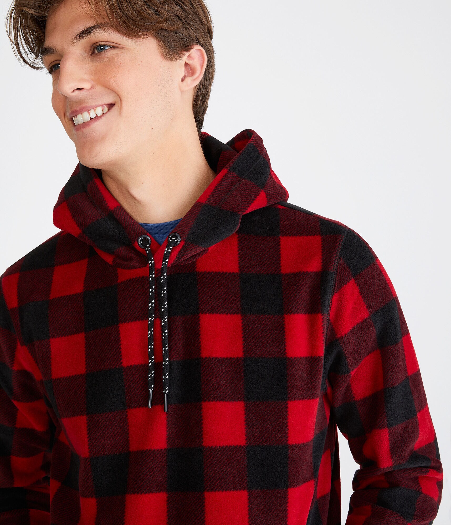 Alpine Buffalo Plaid Pullover Hoodie