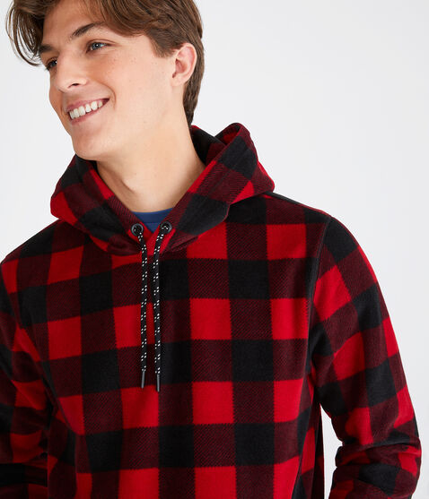 Alpine Buffalo Plaid Pullover Hoodie