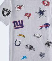 NFL Team Logos Relaxed Graphic Tee