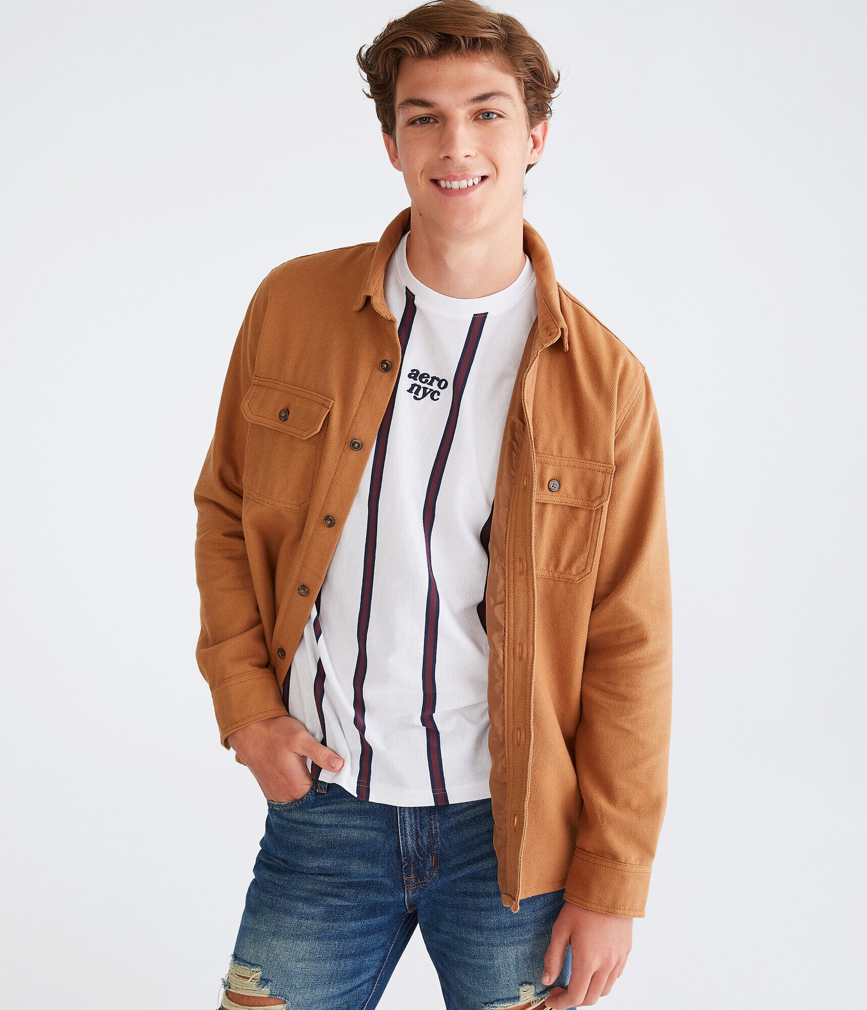 Lightweight Flannel Shacket