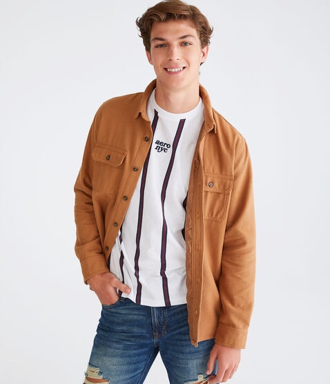 Lightweight Flannel Shacket