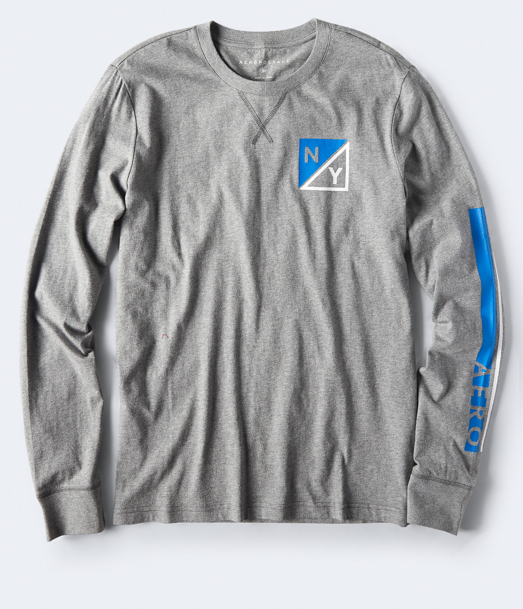 Long Sleeve Square Logo Graphic Tee