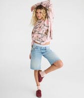 Cloud Soft Forest Camo Boxy Pullover Hoodie