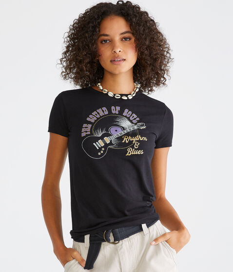 Sound Of Soul Glitter Graphic Tee